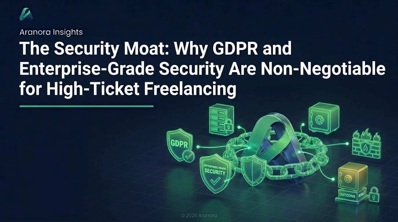 The Security Moat: Why GDPR and Enterprise-Grade Security Are Non-Negotiable for High-Ticket Freelancing