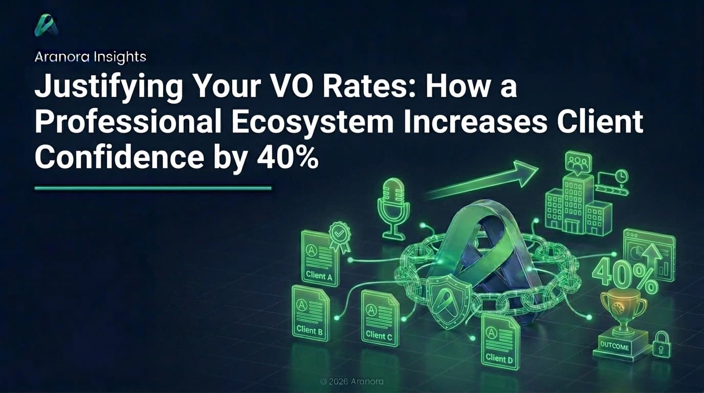 Justifying Your VO Rates: How a Professional Ecosystem Increases Client Confidence by 40%